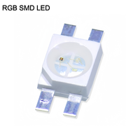 Puce LED RGB SMD 6028 à haute luminosité, 6,0x2,8 mm, sans plomb, lentille diffuse à large angle de 120°, voyant lumineux à commutation de couleur