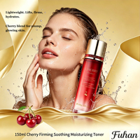 Tonique Visage Hydratant et Apaisant aux Extraits Naturels de Cerise, Tremella et Hamamélis, Effet Raffermissant et Nourrissant