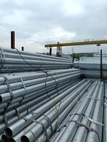 Tuyau en acier rond galvanisé résistant à la corrosion, diamètre 400 mm, pour drainage de caniveaux, pipelines, travaux routiers et applications hydrauliques
