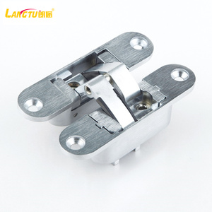 23*95mm 60kgs 2d <b>Adjustable</b> Door Hinge Zinc Silent Concealed Hinges 180 Degree Hidden for Kitchen Doors Bld-h01 180 Degree - Product Image 3