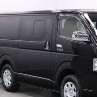 Pare-pluie de fenêtre pour Toyota HiAce 1989-2021 Van, en acrylique, teinte foncée, à coller, 2 pièces