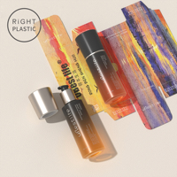 Flacon pulvérisateur compte-gouttes en plastique PETG RiGHT PLASTIC TIF 50/100/120ml, ensemble d'emballages cosmétiques en plastique personnalisés, flacon pour toner, crème, sérum