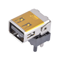 Conector Mini DisplayPort Hembra de 20 Pines, Receptáculo SMT de Inserción Frontal y Trasera, Puerto de Transmisión de Video 4K para Computadoras Portátiles