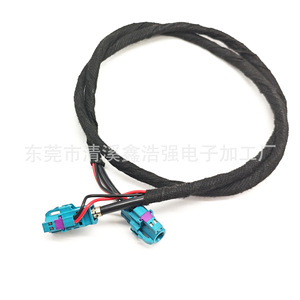 Câble adaptateur Rosenberger HSD4 6P, faisceau de câbles LVDS Z mâle-mâle pour écrans automobiles - Product Image 1