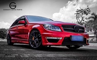 Pare-chocs de voiture en gros pour Mercedes Benz W204 classe C mise à niveau C63 amg bodykit 63 amg diffuseur arrière jupe latérale pare-chocs avant arrière