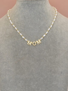 Go2boho accessori <span class=keywords><strong>di</strong></span> Design 2024 lunghi per la festa della mamma <span class=keywords><strong>perle</strong></span> <span class=keywords><strong>finte</strong></span> alla moda con la mamma ciondolo collane per le donne regali eleganti per la mamma - Product Image 3