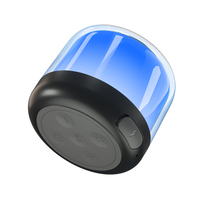 Gadget 2024, Nuevo Altavoz Bluetooth Portátil Mini para Exteriores con Super Bajos, Luces LED, Resistente al Agua y con Correa