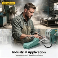 Pédale de commande pour sablage Born Machinery LSYB, pneumatique, pour métaux et laiton, 134*64*44mm, durable, stable, installation facile