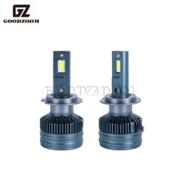 GOODZOOM 100000 Lumen Brightest Auto Phare LED Ampoule H4 H7 H11 H27 9005 Phare 100w pour Voiture