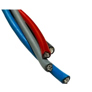 Cabo Multiplexado AL XLPE Duplex Triplex Quadruplex Cable 0.6/1KV Neutro Isolado