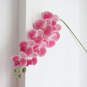 Orquídea Phalaenopsis Yunju Blanca, Flor Artificial, Impresión 3D en PVC, Decoración para Bodas y Hogar - Product Image 4