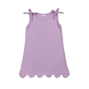 GSD3706 RTS Vestido liso rosa y morado para niña pequeña, conjunto sin mangas para bebé, venta al por mayor - Product Image 1