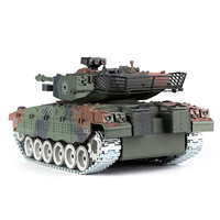 Modèle de char de combat principal Merkava israélien char RC à l'échelle 1:18 avec fonctions de tir PP et de balle d'eau et de fumée comprenant des piles