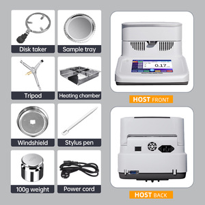 เครื่องวิเคราะห์ความชื้น HC-152 120 กรัม 0.002 กรัม ฟังก์ชั่นตั้งเวลาอบแห้งอัตโนมัติ เครื่องทดสอบสำหรับห้องปฏิบัติการ - Product Image 4