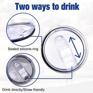 แก้วกาแฟสแตนเลสเก็บความร้อนขนาด30ออนซ์พร้อมฝาและหลอดแก้วกาแฟสุญญากาศผนังสองชั้นสำหรับเดินทางทนทานเคลือบด้วยผง - Product Image 5