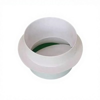 Vanne de retenue circulaire en PVC blanc industriel pour accessoires de système CVC, économie d'énergie et installation facile, garantie de 2 ans
