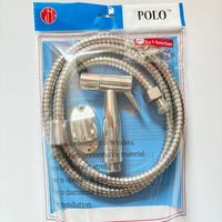 Ensemble de bidet Shataf en ABS chromé avec tuyau de douche flexible à double boucle