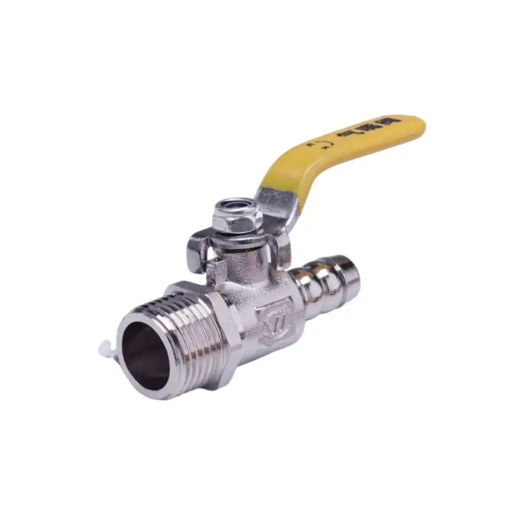 The long handle of the inner wire valve valve is used to link the pipe valve of the metal corrugated hose