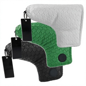 Fundas Magnéticas Personalizadas para Palos de Golf, Impermeables y Populares, con Material de Cuero PU, Funda Dorada para la Cabeza del Palo - Product Image 2