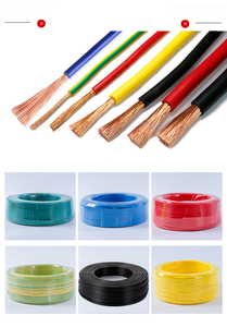 Cable Eléctrico de Cobre Sólido de un Solo Núcleo, Resistente al Fuego, BV BVR BVV BLV H07V-U/<span class=keywords><strong>R</strong></span>, 2.5mm 4mm 6mm 10mm 25mm 35mm 50mm 70mm - Product Image 2
