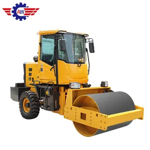 Heavy Equipment 8 Ton Road Construction Machinery Vibratory Roller With Famous Engine