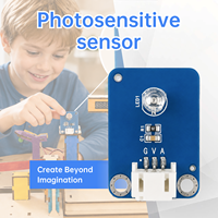 Zetok PS02 Modul Sensor Cahaya Fotosensitif 3.3-5V Output Analog/Digital untuk Starter Kit Pendidikan STEM Elektronik