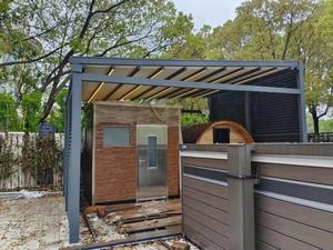 Pérgola Retráctil Plegable Impermeable de Lujo, Estándar Europeo, Aislamiento Térmico, Protección Solar, Toldo de Poliéster para Jardín Familiar - Product Image 2