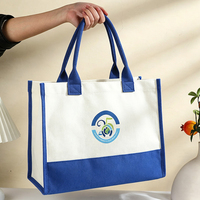 Sacs cadeaux personnalisés en jute, sacs fourre-tout vierges en coton et jute, pochettes de luxe en lin pour cadeaux de mariage et événements