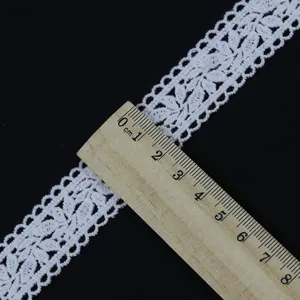 Exquisite Cotton Water-Soluble Lace Embroidery English Bridal Dress Lace Wholesale Hot Sale