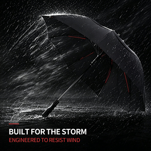 Golf <b>Umbrella</b>. Automatic <b>Windproof</b> Waterproof Fiberglass Shaft Double Canopy Professional Outdoor Sports - Product Image 5