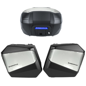 Ensemble de trois valises pour moto (50L Top Box + 33L gauche + 30L droite) pour <span class=keywords><strong>Honda</strong></span> NC750X – Solution de bagage arrière durable et améliorée - Product Image 2