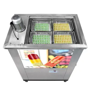 Paslanmaz çelik ticari popsicle yapma makinesi için kalıp ile satış/buz lolipop makinesi/buz pop makinesi
