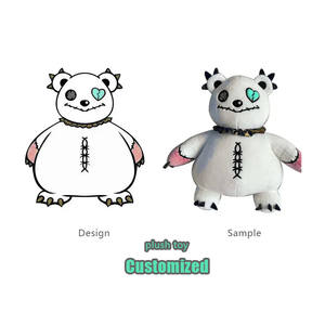 OEMODMカスタムぬいぐるみぬいぐるみプルシュ高品質デザインロゴぬいぐるみソフトドールマスコットプロモーションユニセックスプロモーションギフト - Product Image 4