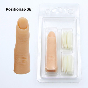Silicone Artificial Bendable Finger <b>Nail</b> <b>Practice</b> 20 Tips Human <b>Hand</b> Salon Manicure Training Mannequin Showing Tool Set Pack - Product Image 6