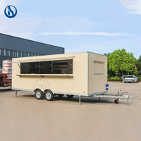 Remorque de cuisine mobile remorquable Honlu pour la vente de nourriture lors de festivals, les opérations de restauration et la création de start-ups alimentaires