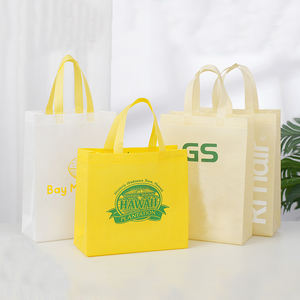 Sacs de courses réutilisables en non-tissé imprimés en flexographie personnalisés, sacs de supermarché, emballages pour vêtements, sacs fourre-tout avec votre propre logo - Product Image 6