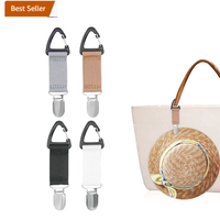 Clip de fixation polyvalent en métal pour casquette de baseball, crochet à ressort triangulaire pour le camping, les voyages, à accrocher sur un sac, une sacoche ou un sac à dos