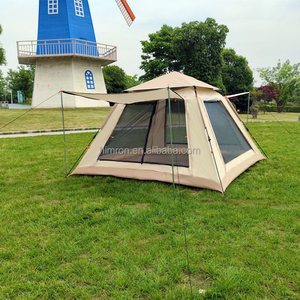 Tente familiale à double <span class=keywords><strong>couche</strong></span> en fibre de verre, ouverture et fermeture automatiques rapides, imperméable, installation facile pour une utilisation en extérieur - Product Image 4