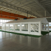 Tente de fête de luxe Suihe en acier, forme dôme, design coupe-vent, installation facile, garantie 1 an pour événements et divertissements en extérieur