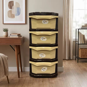 Nuevo Gabinete de Almacenamiento Portátil y Duradero de Plástico Moderno con 4 Cajones y Organizador de Archivos para el Hogar, Dormitorio u Oficina - Product Image 6