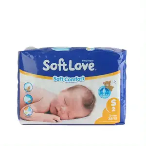 Free Sample Softlove 28's Baby Diaper Wholesale Japan Quality ready stock Diapers FMCG Leading Supplier in China