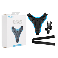 Accessoires pour caméra d'action, support de fixation pour mentonnière de casque de moto pour Go Pro Hero8/7/6/5 et caméras d'action DJI Osmo