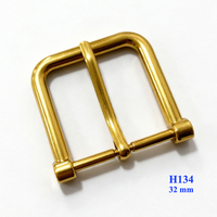 Boucle de ceinture personnalisée en alliage métallique plaqué or, boucle à ardillon pour femme, 24 mm