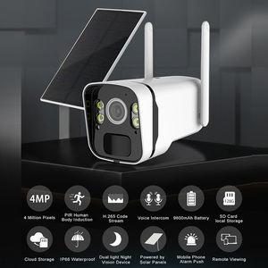 4chs IP-pro 3.0 mégapixels Wifi NVR avec moniteur 12 pouces IP CCTV réseau Ipsy batterie solaire caméra de recul - Product Image 4