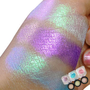 عينات مجانية ماركة MCESS للوان مختلفة من ظلال العيون عالية التغطية باللون الأزرق وملصق خاص باستخدام بودرة الصباغات لظلال العيون - Product Image 1