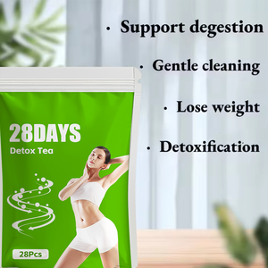 ชาดีท็อกซ์แบบผสมสำหรับท้องแบนพร้อมถั่วแดงและโพเรียโคโคส16สมุนไพร28ถุงชา - Product Image 2