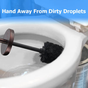 Porte-brosse <span class=keywords><strong>de</strong></span> toilette moderne colorée avec revêtement en métal et pp, porte-cylindre en acier inoxydable bon marché - Product Image 4