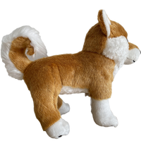 Jouets en peluche personnalisés pour chiens, Corgi, Bichon, frise, Husky, Yorkshire, Terrier, animaux, poupées