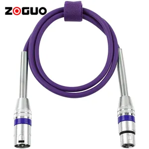 Multicolor Xlr Male Naar Xlr Female Microfoon Kabel Balanced Mic Cord 3-Pin Xlr Microfoon Kabels
