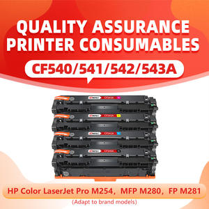 Cartucho de Tóner de Color Compatible 203A CF540A Bk/<span class=keywords><strong>CF541A</strong></span> C/CF542A Y/CF543A M para HP Color Laserjet PRO M254/Mfp M280/Mfp M281 - Product Image 2